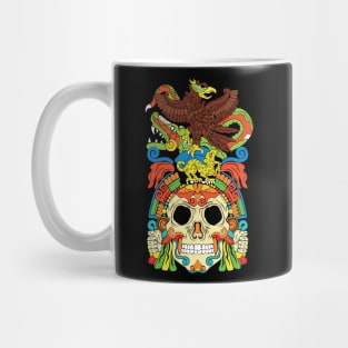 Aguila Calavera Prehispanica MexArt Mug